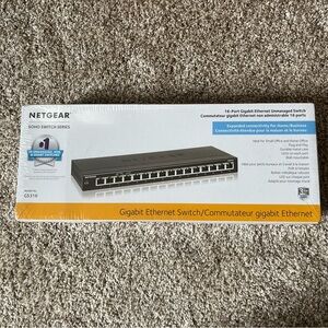 Netgear 16-Port Gigabit Ethernet Unmanaged Switch Model No. GS316